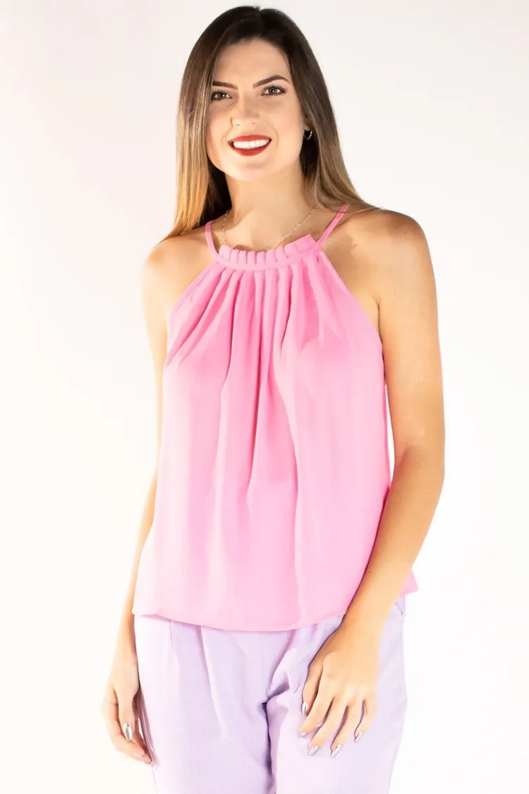 Blusa Dwz Plissada Lisa