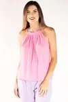 Blusa Dwz Plissada Lisa