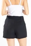 Short Dwz Linho Com Cinto Redondo Lisa