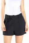Short Dwz Linho Com Cinto Redondo Lisa