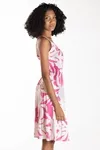 Vestido Dwz Curto Com Alca Estampado