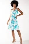 Vestido Dwz Curto Com Alca Estampado