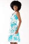 Vestido Dwz Curto Com Alca Estampado