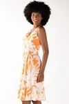 Vestido Dwz Curto Com Alca Estampado