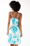Vestido Dwz Curto Com Alca Estampado