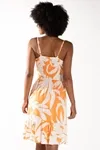 Vestido Dwz Curto Com Alca Estampado
