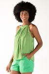 Blusa Dwz Plissada Lisa