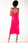 Vestido Dwz Midi Com Alcas Liso