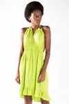 Vestido Dwz Curto Frente Unica Liso