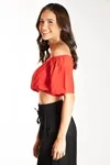 Cropped Dwz Ombro A Ombro Liso