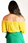 Cropped Dwz Ombro A Ombro Liso
