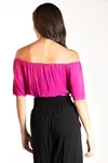 Cropped Dwz Ombro A Ombro Liso
