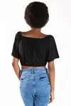 Cropped Dwz Ombro A Ombro Liso