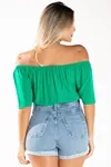 Cropped Dwz Ombro A Ombro Liso