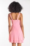 Vestido Dwz Curto Com Alca Liso