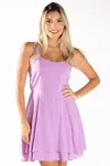 Vestido Dwz Curto Com Alca Liso