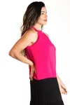 Blusa Dwz Lisa Gola Alta Com Amarracao