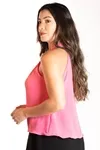 Blusa Dwz Lisa Gola Alta Com Amarracao