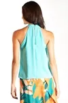 Blusa Dwz Lisa Gola Alta Com Amarracao