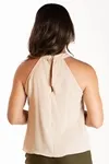 Blusa Dwz Lisa Gola Alta Com Amarracao