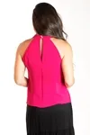 Blusa Dwz Lisa Gola Alta Com Amarracao