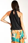 Blusa Dwz Lisa Gola Alta Com Amarracao