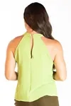 Blusa Dwz Lisa Gola Alta Com Amarracao