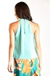 Blusa Dwz Lisa Gola Alta Com Amarracao