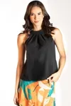 Blusa Dwz Lisa Gola Alta Com Amarracao