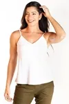 Blusa Dwz Alcas Finas Lisa De Crepe