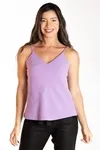 Blusa Dwz Alcas Finas Lisa De Crepe