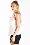 Blusa Dwz Alcas Finas Lisa De Crepe