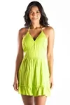 Vestido Dwz Alca Babado Com Bojo