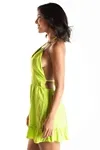 Vestido Dwz Alca Babado Com Bojo
