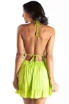 Vestido Dwz Alca Babado Com Bojo