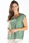 Blusa Dwz Sem Manga Lisa