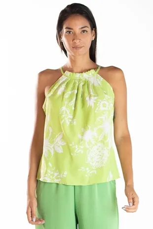 Regata Dwz Plissada Estampada