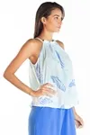 Regata Dwz Plissada Estampada