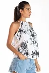 Regata Dwz Plissada Estampada