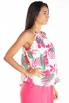Regata Dwz Plissada Estampada