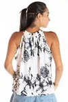 Regata Dwz Plissada Estampada