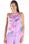 Regata Dwz Plissada Estampada