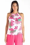 Regata Dwz Plissada Estampada