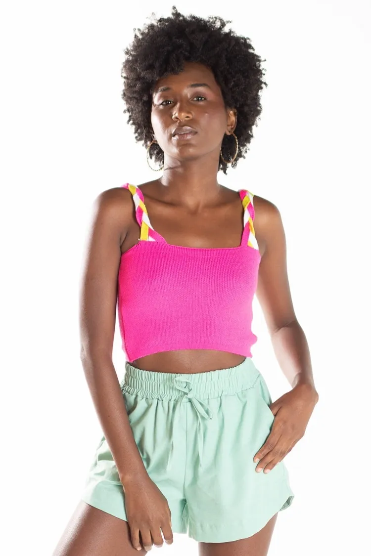 Cropped Dwz Trancado Nas Alcas
