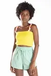Cropped Dwz Trancado Nas Alcas