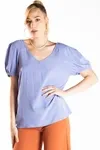 Blusa Dwz Manga Curta Com Elastico