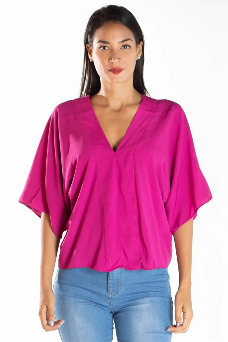 Blusa Dwz Lisa Manga Morcego