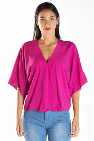 Blusa Dwz Lisa Manga Morcego