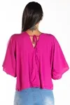 Blusa Dwz Lisa Manga Morcego