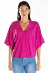 Blusa Dwz Lisa Manga Morcego